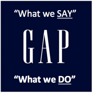 The Say-Do Gap