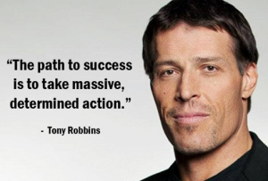 Massive, determined action